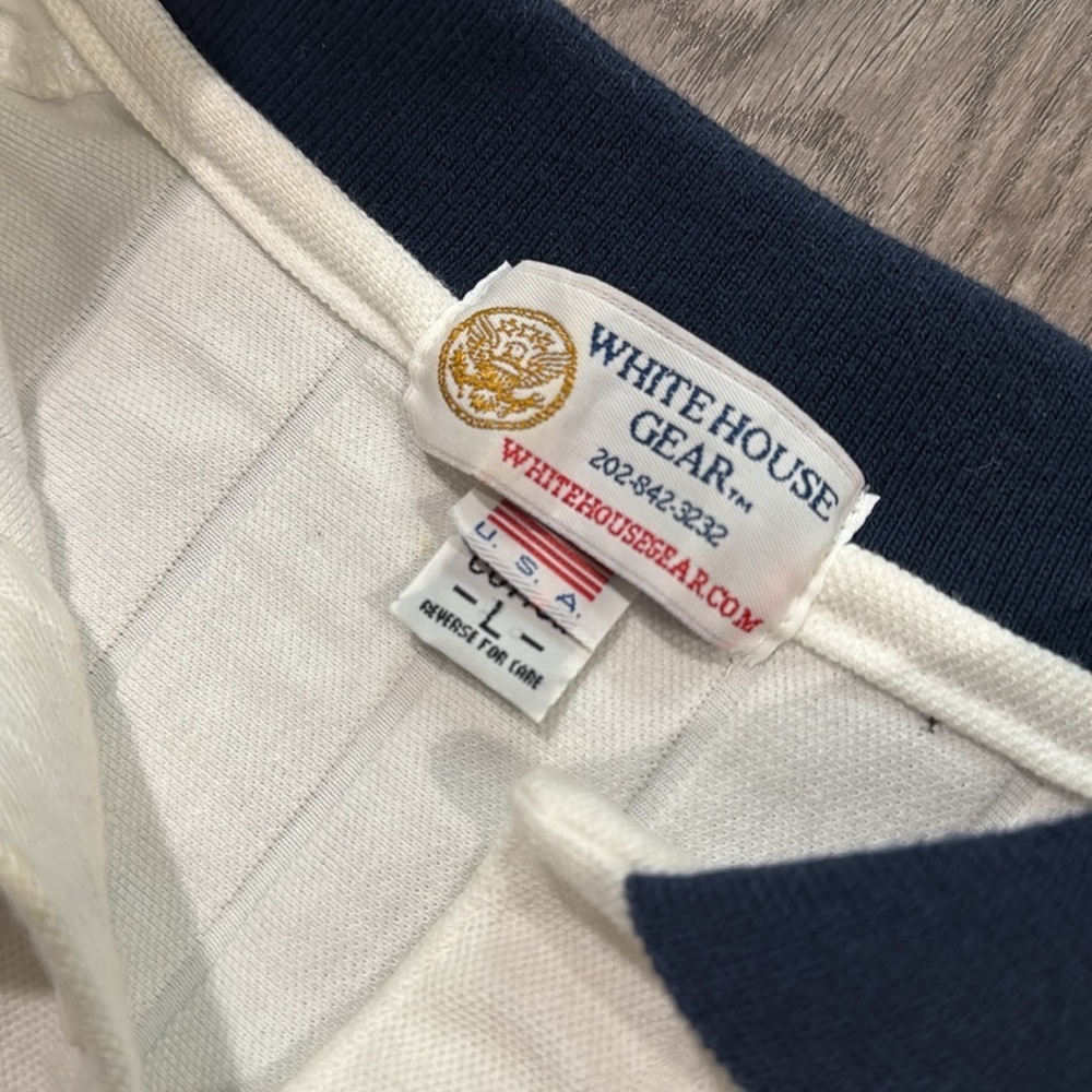 Vintage Republican Party polo shirt by White House Gear made in USA patriotic - Picture 5 of 8